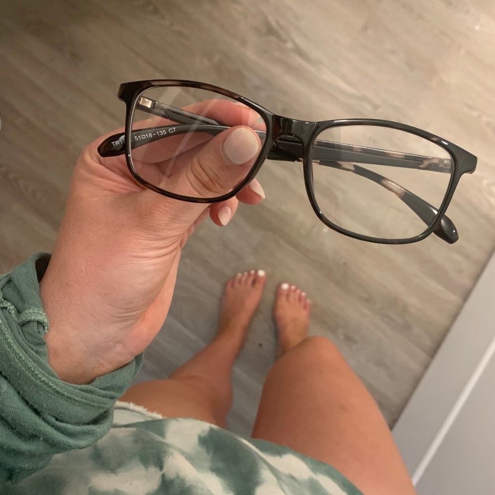New Grey Leopard Blue Light Blocking Glasses